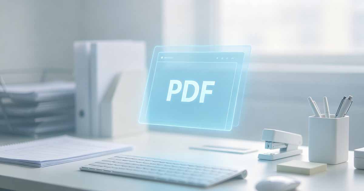 Why Does a PDF Show a Blank White Page Instead of Content
